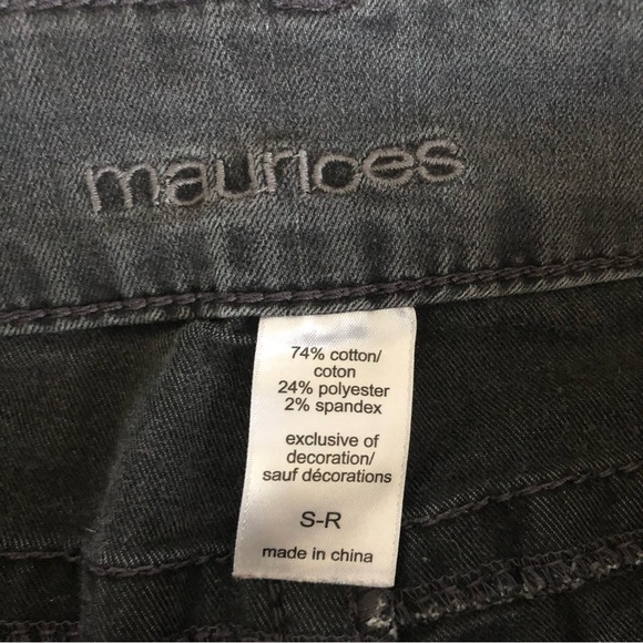 Maurice’s, skinny jeans, smoke gray denim, size Small-R - Picture 5 of 11